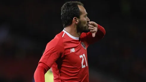 Marco Ureña fue el autor del gol de la victoria frente a la selección escocesa