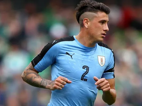 Alarma en Uruguay: Giménez se lesionó en apenas seis minutos de juego ante Gales