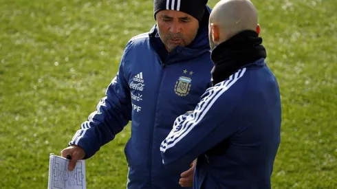 Sampaoli reveló en Instagram lo que escribió en la libreta que le fotografiaron