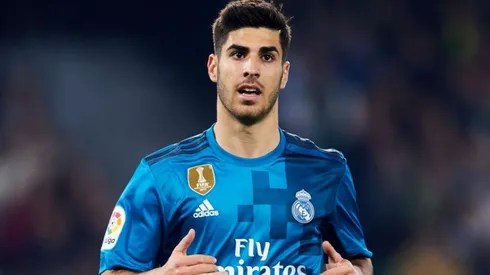 Asensio con la camiseta de Real Madrid.