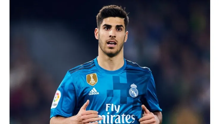 Asensio con la camiseta de Real Madrid.