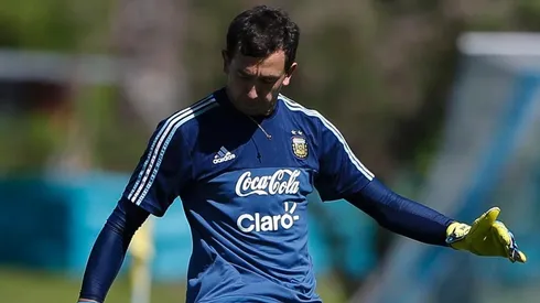 PRESENTE. Marchesín no baja los brazos en su lucha por el Mundial.