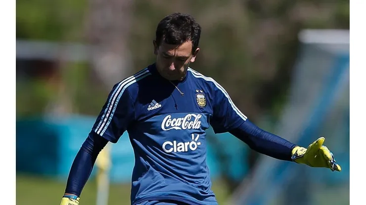 PRESENTE. Marchesín no baja los brazos en su lucha por el Mundial.