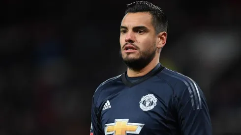 Sergio Romero en Manchester United.