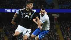 Perotti en la Selección Argentina.