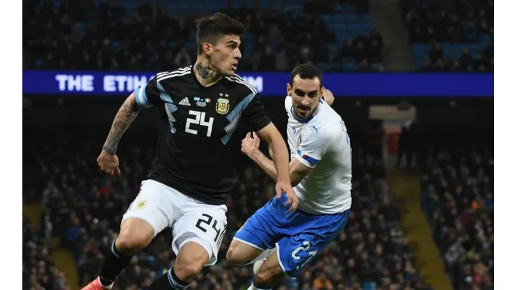 Perotti en la Selección Argentina.