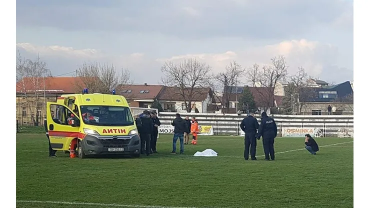 Terrible: Un jugador croata murió en pleno partido
