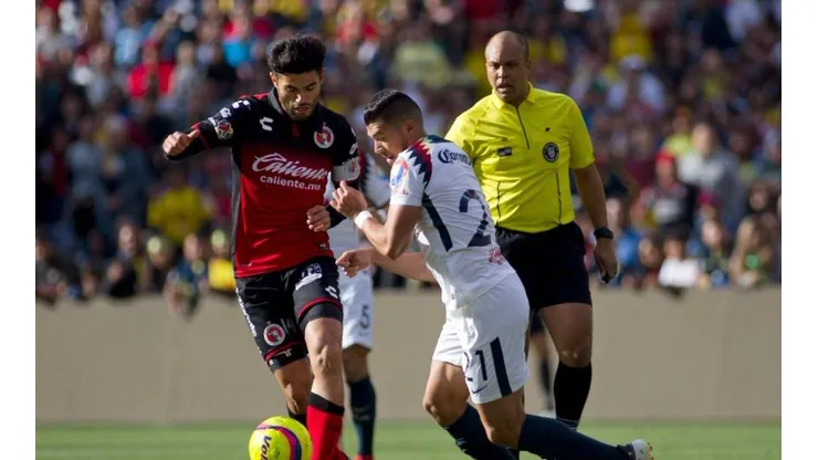 Águilas y Xolos empataron a 2 en Estados Unidos