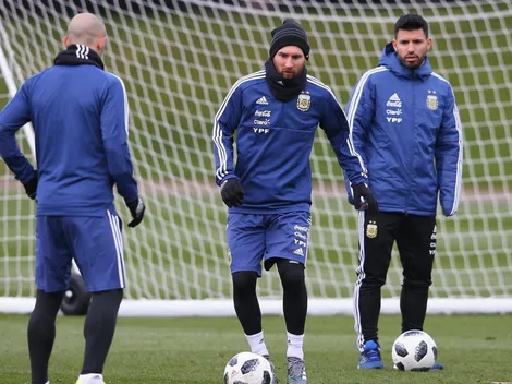 Messi se sumó a los entrenamientos en Valdebebas, la casa de Cristiano Ronaldo
