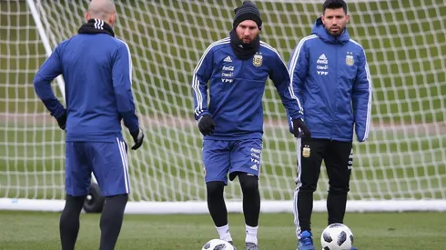 Messi se sumó a los entrenamientos en Valdebebas, la casa de Cristiano Ronaldo