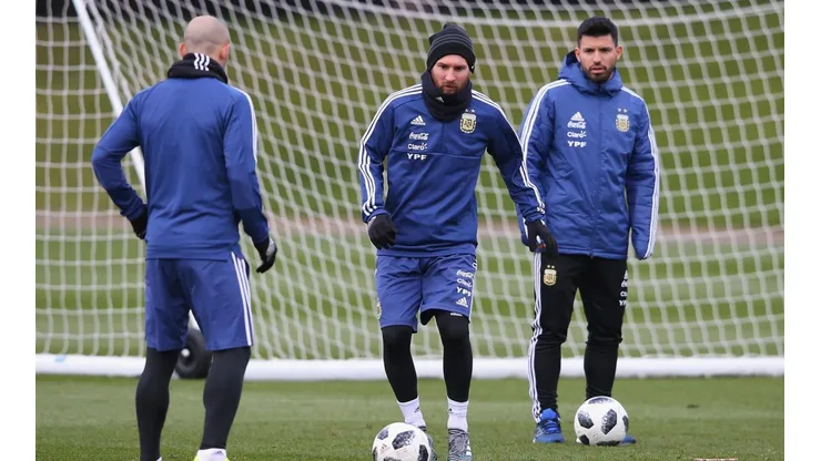 Messi se sumó a los entrenamientos en Valdebebas, la casa de Cristiano Ronaldo