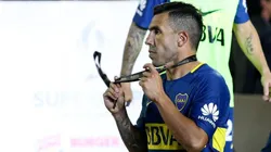 Carlos Tevez no se bancó el segundo puesto ante River.