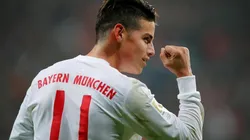 PUÑO APRETADO. James Rodríguez volvió a demostrar que es un todoterreno.