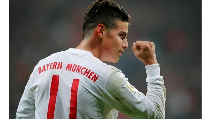 PUÑO APRETADO. James Rodríguez volvió a demostrar que es un todoterreno.