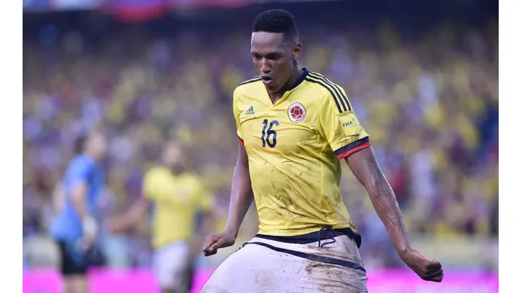 Yerry Mina con la piel de la Selección Colombia