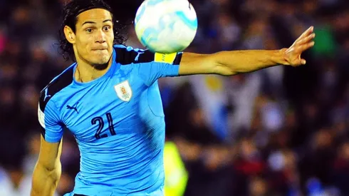 Endinson Cavani de la selección de Uruguay.