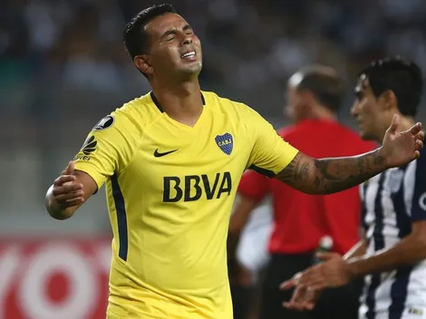 Cardona no pudo terminar el entrenamiento y se encendieron las alarmas en Boca
