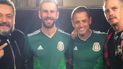 Hubo admiración mutua entre los músicos y los futbolistas