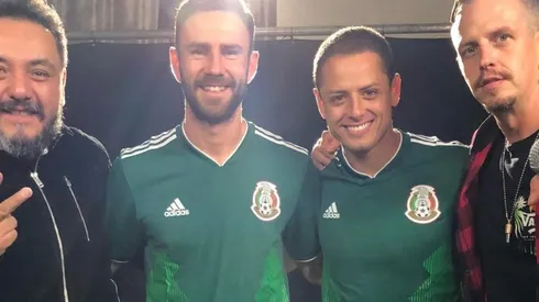 Hubo admiración mutua entre los músicos y los futbolistas