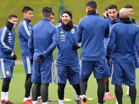 ¡Qué golazo, Messi! Gambeteó a todos en la práctica de Argentina