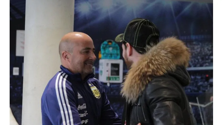 Sampaoli: "Este es el equipo de Messi, es mucho más de él que mío"