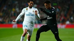 Neymar enfrentando al Real Madrid
