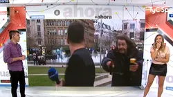 Insólitas imágenes en vivo..