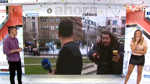 Insólitas imágenes en vivo..