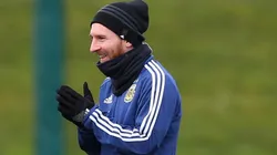 Messi arrancó el martes muy motivado con la Selección Argentina y no deja de subir fotos