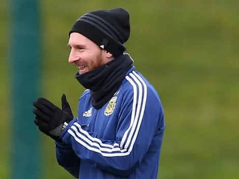 Messi arrancó el martes muy motivado con la Selección Argentina y no deja de subir fotos