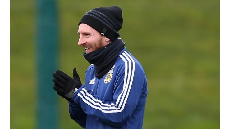 Messi arrancó el martes muy motivado con la Selección Argentina y no deja de subir fotos