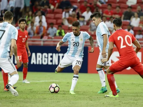 Emoción en River: Lanzini, enamorado de Pablo Aimar