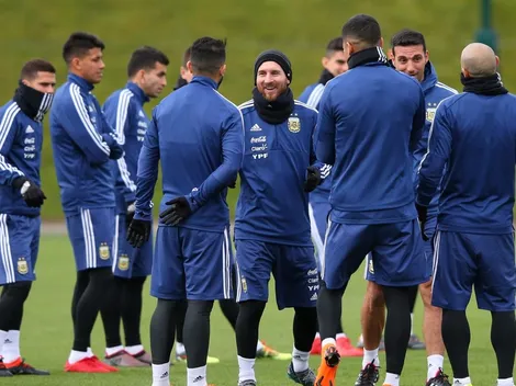 Con Messi, Sampaoli prepara el once de Argentina para enfrentar a Italia