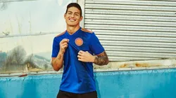 El baile de James para mostrar la camiseta suplente de Colombia con Yerry Mina y Cuadrado