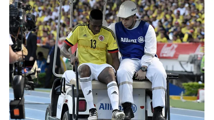 Yerry Mina con la piel de Colombia