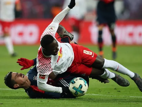 James casi recibe un golpe en la cara por una pelea entre Ribery y Keita