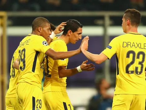 Di María hizo dejó un surco y marcó un golazo para que PSG le empate al Niza