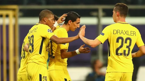 Di María hizo dejó un surco y marcó un golazo para que PSG le empate al Niza