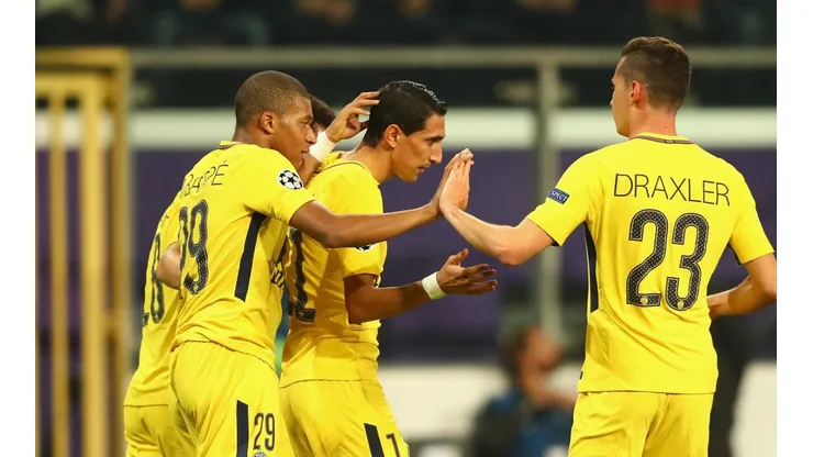 Di María hizo dejó un surco y marcó un golazo para que PSG le empate al Niza