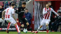 Roja directa: Echaron a Alario por un codazo que vieron con el VAR