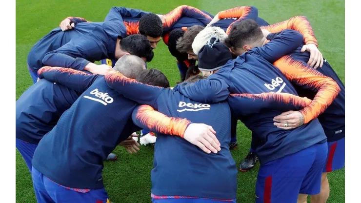Barcelona previo al juego contra Athletic Bilbao