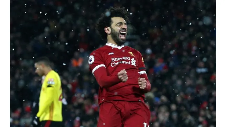 Mohamed Salah la rompió ante Watford.