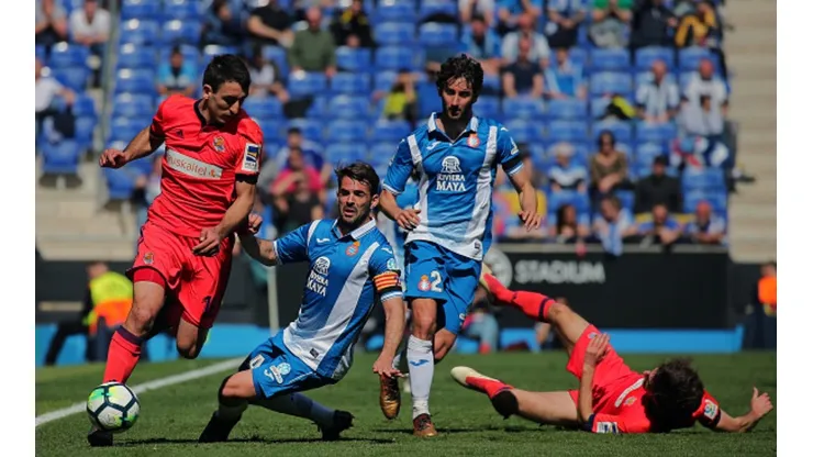 Real Sociedad en su visita al Espanyol