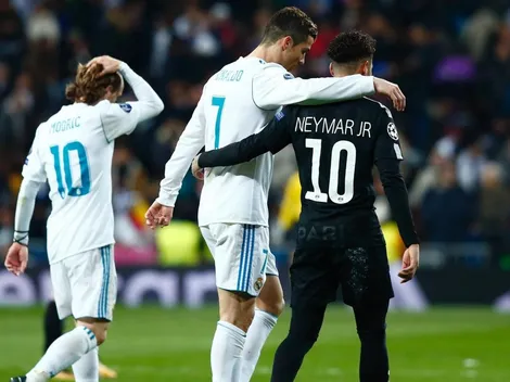 Marca: El presidente del Real Madrid se reunió con el padre de Neymar