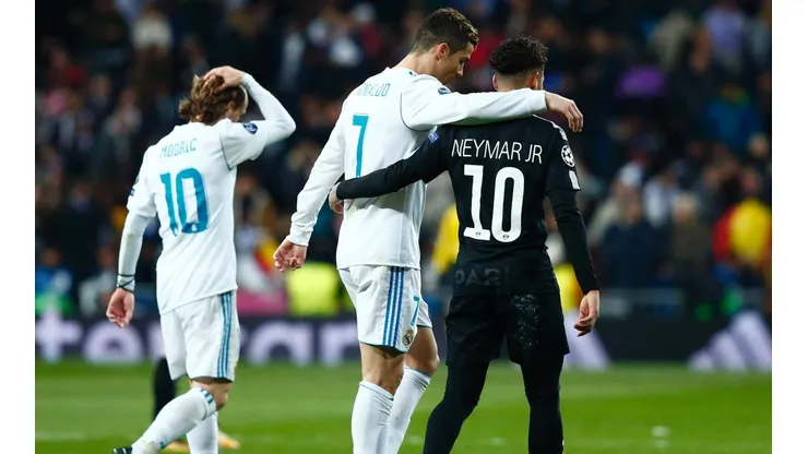 Marca: El presidente del Real Madrid se reunió con el padre de Neymar