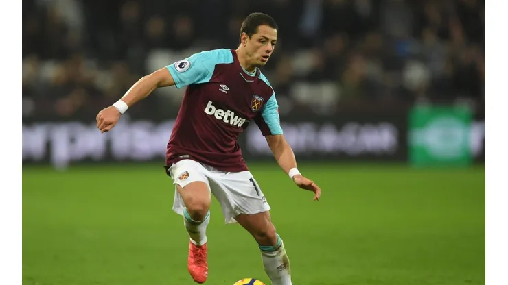 Javier Hernández en el West Ham