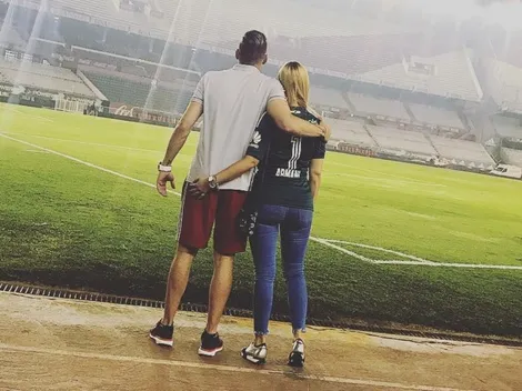 Armani llegó como loco a su casa y "coronó" a su esposa