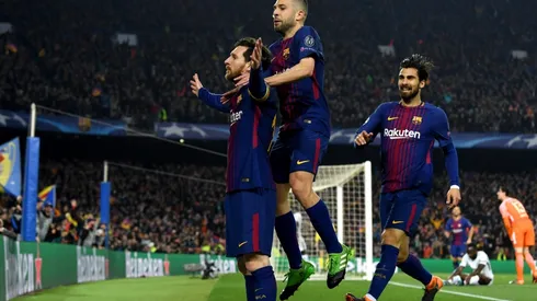 Messi agradeció a los hinchas del Barcelona por la bandera "Dios salve al Rey"