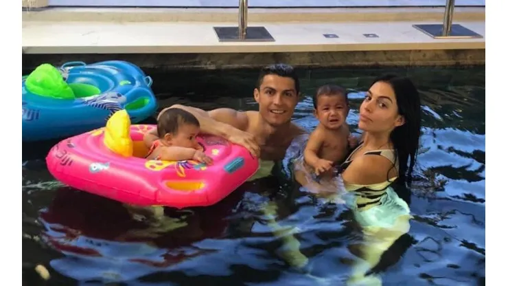 Cristiano Ronaldo junto a Georgina.