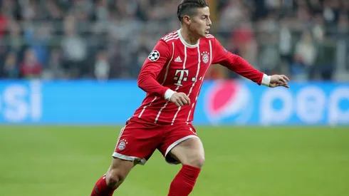 James Rodríguez, jugador del Bayern Munich.